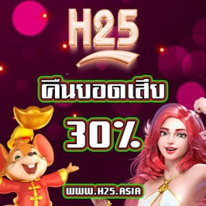 H25 คืนยอดเสีย 30% โปรฯ